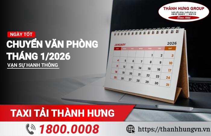 Ngày tốt chuyển văn phòng tháng 1