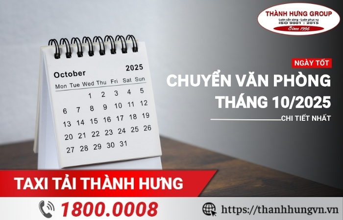Ngày tốt chuyển văn phòng tháng 10