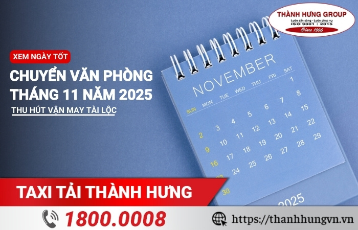 Ngày tốt chuyển văn phòng tháng 11
