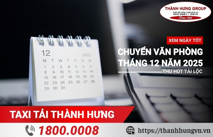 Ngày tốt chuyển văn phòng tháng 12