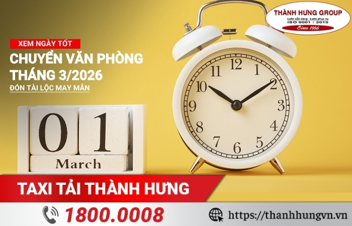 Ngày tốt chuyển văn phòng tháng 3 