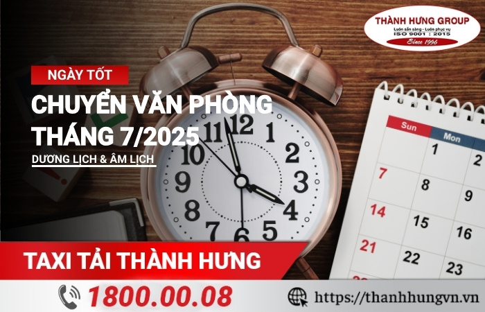 Ngày tốt chuyển văn phòng tháng 7