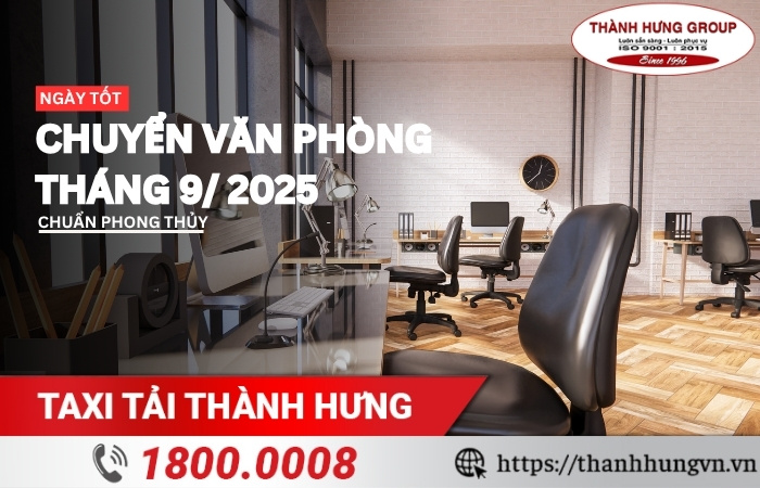 Ngày tốt chuyển văn phòng tháng 9