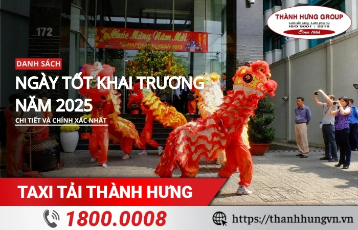 Ngày tốt khai trương năm 2025