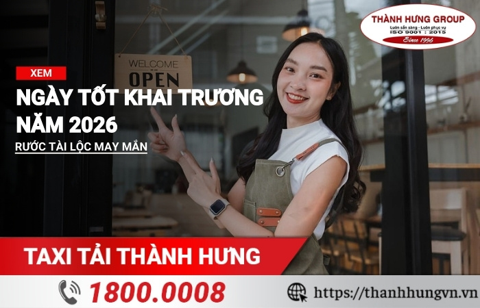 Ngày tốt khai trương năm 2026