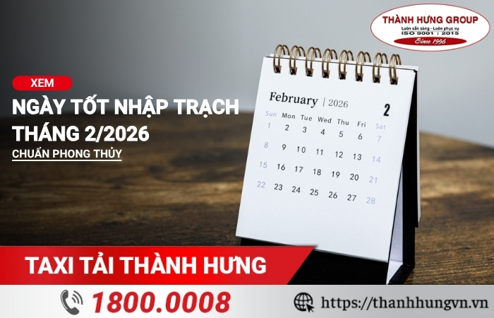 Ngày tốt nhập trạch tháng 2