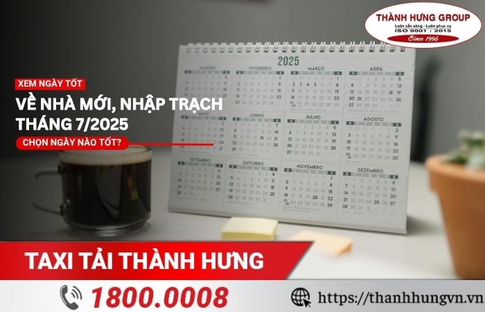 Ngày tốt nhập trạch tháng 7