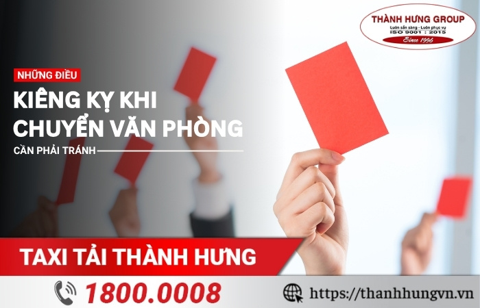 Những điều kiêng kỵ khi chuyển văn phòng