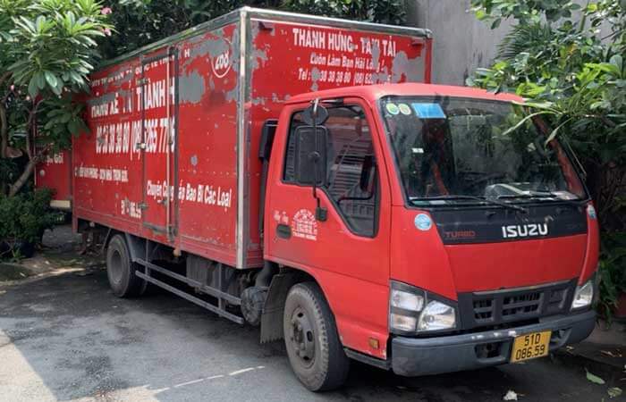 Quy trình chuyển kho xưởng Taxi tải Thành Hưng