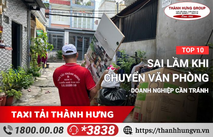 Sai lầm khi chuyển văn phòng