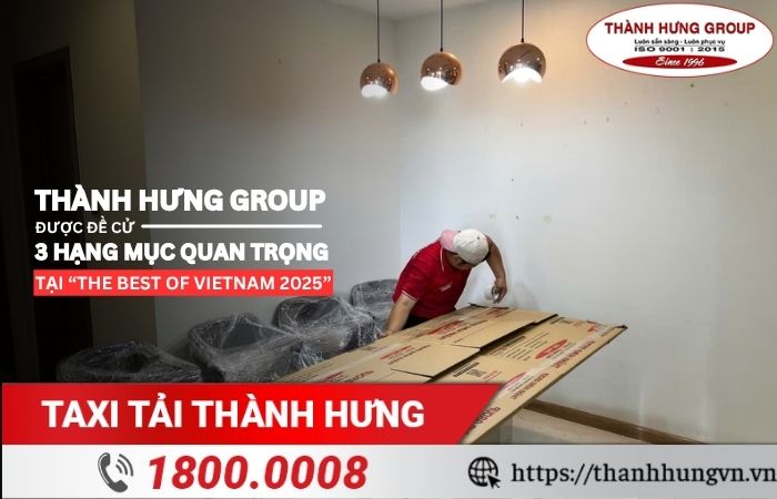 Taxi Tải Thành Hưng được đề cử The Best Of VietNam 2025