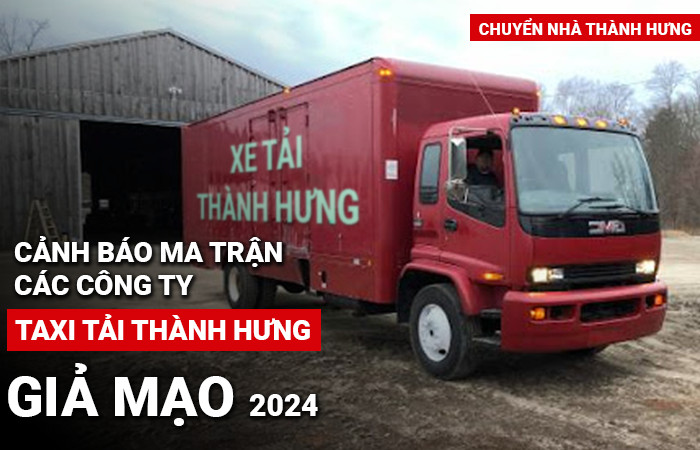 Taxi Tải Thành Hưng giả mạo