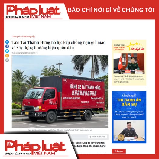 Taxi Tải Thành Hưng nỗ lực kép chống nạn giả mạo và xây dựng thương hiệu quốc dân