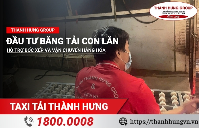Thành Hưng Group đầu tư băng tải con lăn