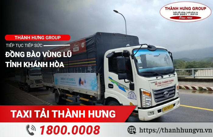 Thành Hưng Group tiếp tục hành trình tiếp sức đồng bào vùng lũ tỉnh Khánh Hòa