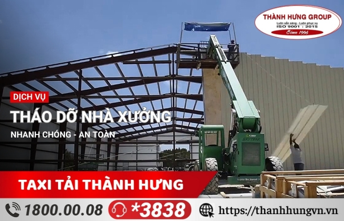  Tháo dỡ nhà xưởng