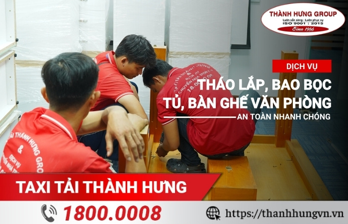 Tháo lắp bàn ghế chuyển văn phòng