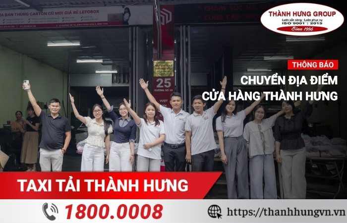 Thông báo chuyển địa điểm cửa hàng