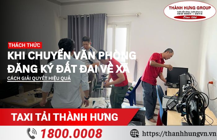 Thông tin về chuyển văn phòng đăng ký đất đai cấp huyện về xã