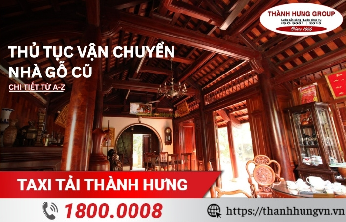 Thủ tục vận chuyển nhà gỗ cũ