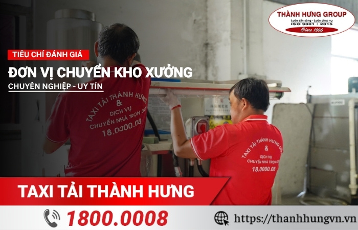 Tiêu chí đánh giá đơn vị chuyển kho xưởng 