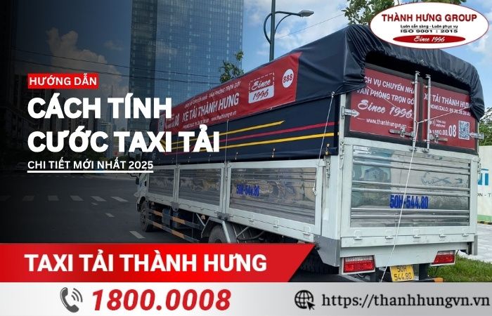 Tính cước taxi tải như thế nào?