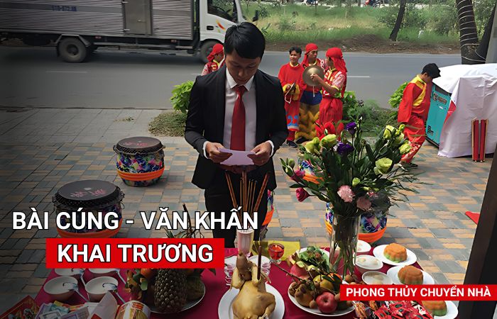 Tổng hợp bài cúng - văn khấn khai trương cửa hàng, công ty