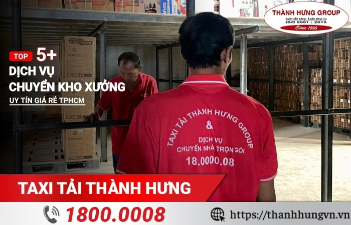  Top dịch vụ chuyển kho xưởng