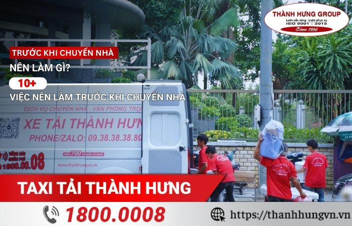Trước khi chuyển nhà nên làm gì? 