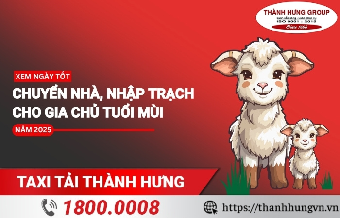Tuổi mùi chuyển nhà ngày nào tốt?