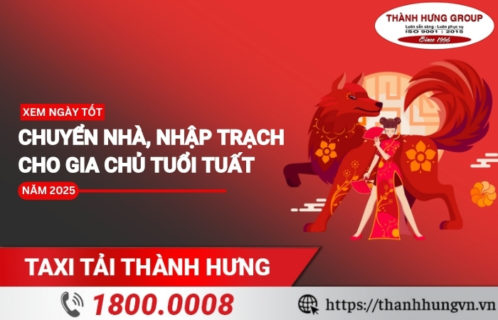 Tuổi Tuất chuyển nhà ngày nào tốt?