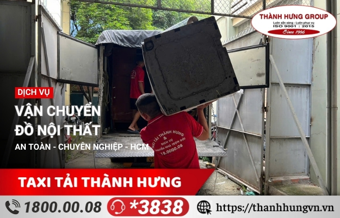 Vận chuyển đồ nội thất an toàn chuyên nghiệp HCM