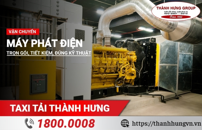 Vận chuyển máy phát điện