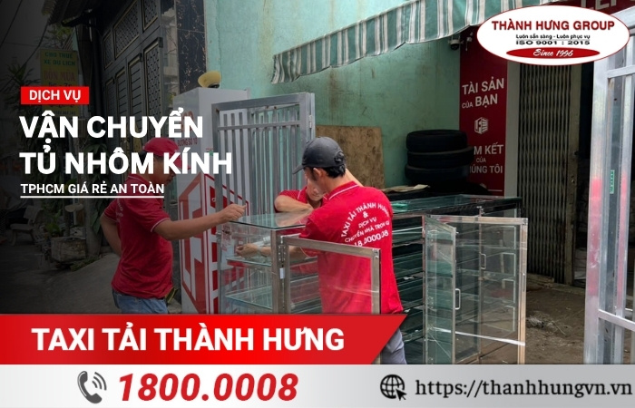 Vận chuyển tủ nhôm kính