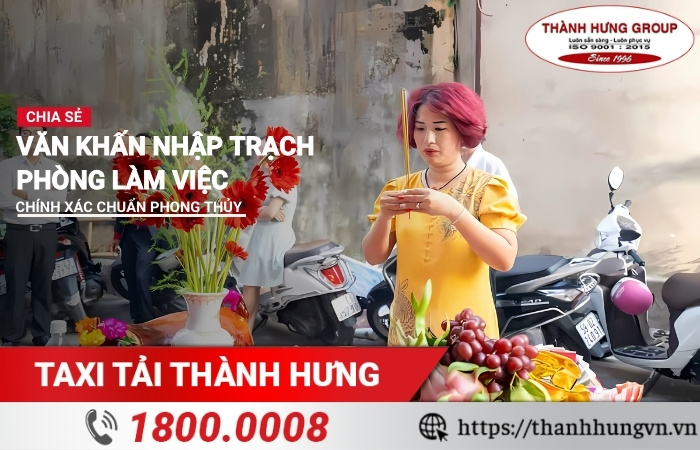 Văn khấn nhập trạch phòng làm việc