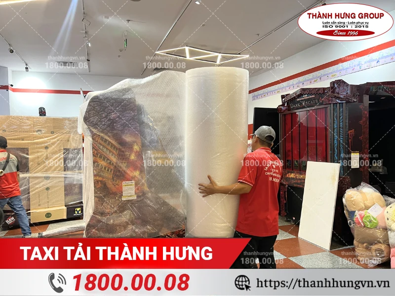 Quy trình vận chuyển máy Dream Games của Thành Hưng